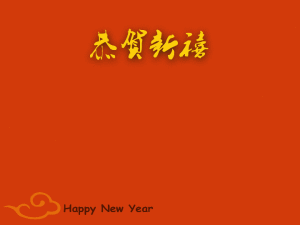 A greeting card for Chinese style